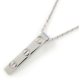 カルティエ(Cartier)のカルティエ Cartier ネックレス ラブ バー プレート K18WG 【中古】(ネックレス)