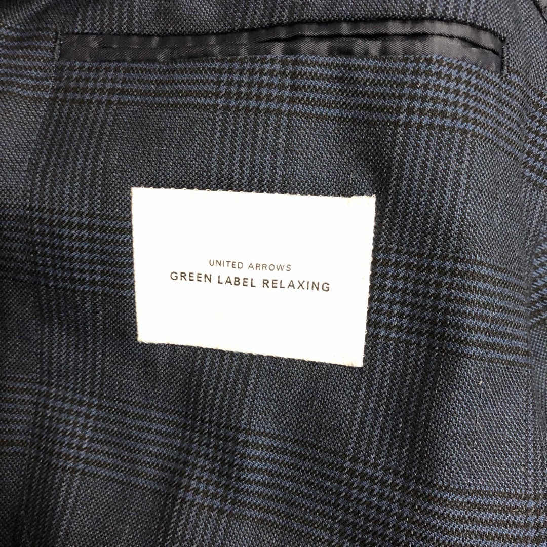 green label relaxingセットアップスーツネイビーグレンチェック green label relaxingセットアップスーツネイビーグレンチェック