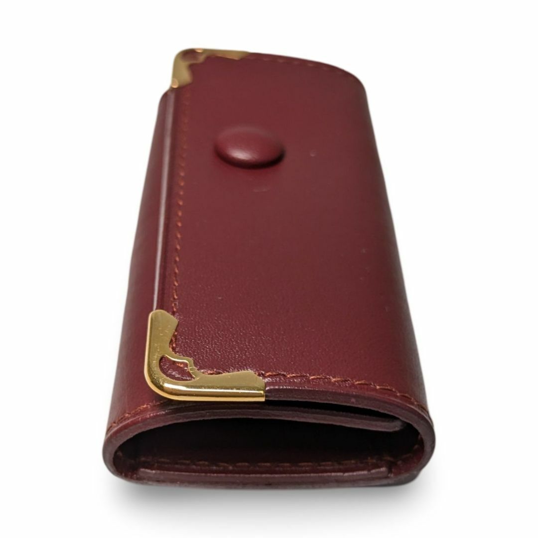 新品未使用】Cartierカルティエ マスト キーケース 4連 ボルドー 新品未使用】Cartierカルティエ マスト キーケース 4連 ボルドー