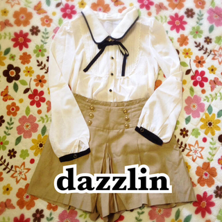 ダズリン(dazzlin)の訳あり新品♡パイピングブラウス(シャツ/ブラウス(長袖/七分))