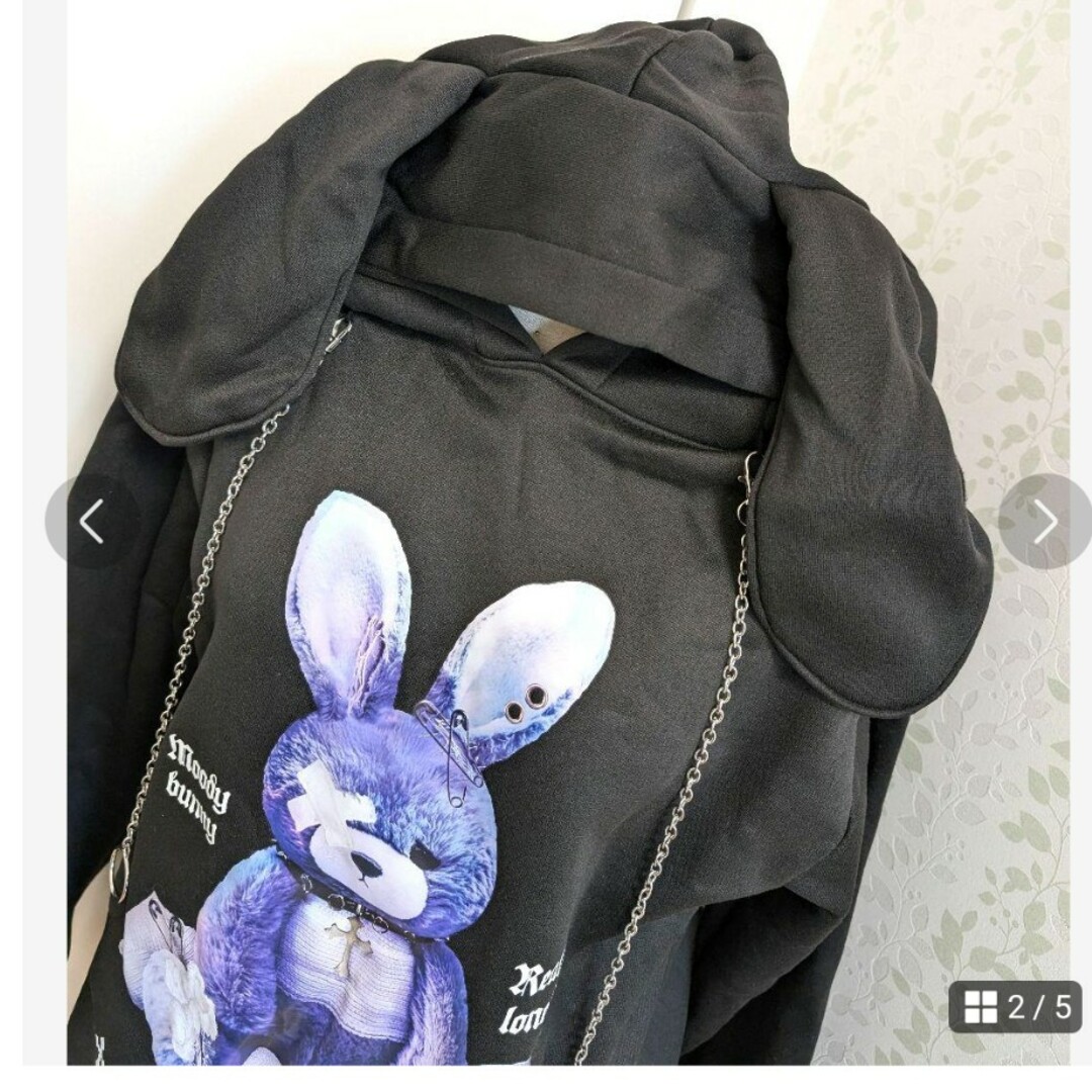 病みかわゆめかわうさ耳パーカーブルゾン量産型地雷系ゴスロリ 病みかわゆめかわうさ耳パーカーブルゾン量産型地雷系ゴスロリ