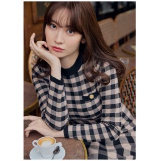 ハーリップトゥ(Her lip to)のherlipto Plaid Jacquard Knit Dress(ロングワンピース/マキシワンピース)