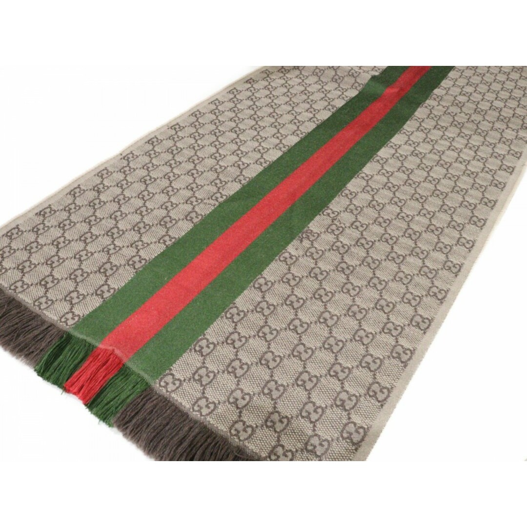 GUCCI - GUCCI グッチ マフラー 147351 GG シェリーライン GUCCI - GUCCI グッチ マフラー 147351 GG シェリーライン