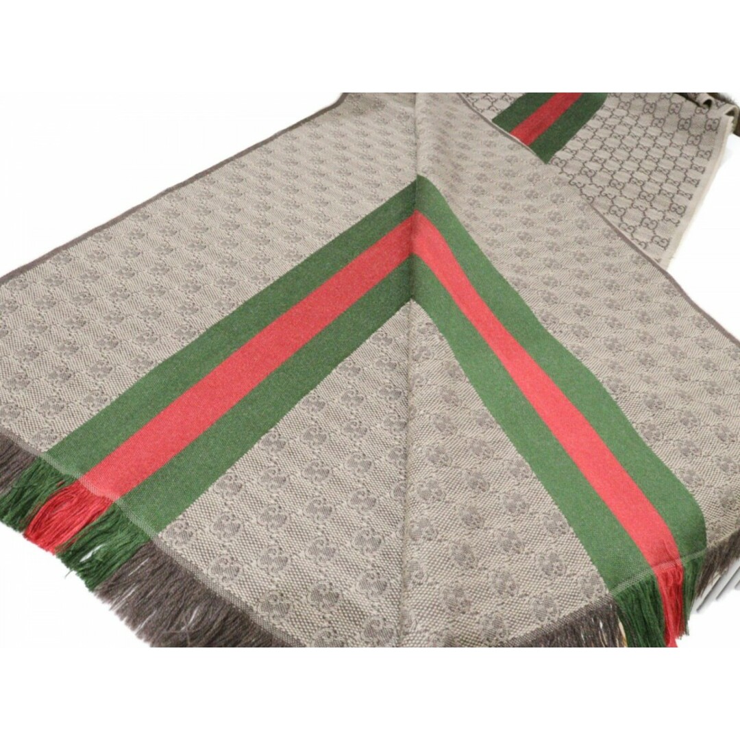 GUCCI - GUCCI グッチ マフラー 147351 GG シェリーライン GUCCI - GUCCI グッチ マフラー 147351 GG シェリーライン