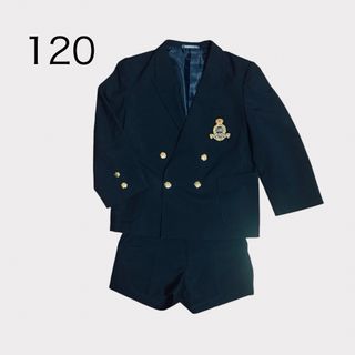 入学式　卒園式　ボーイズ　男の子　紺ブレ　セットアップスーツ　ネイビー　金ボタン(ドレス/フォーマル)
