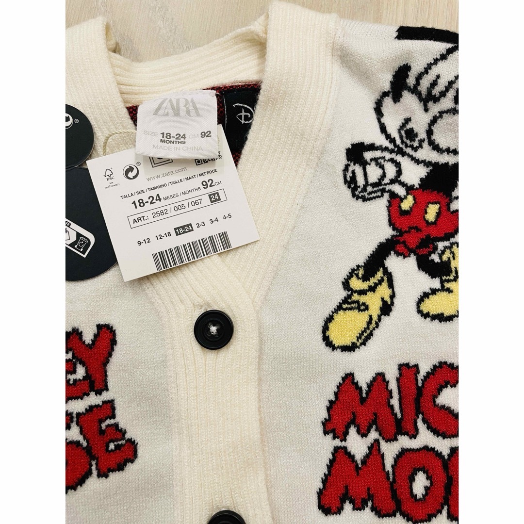ZARA KIDS - ザラ ベビー ディズニー ミッキー ニット ZARA KIDS - ザラ ベビー ディズニー ミッキー ニット
