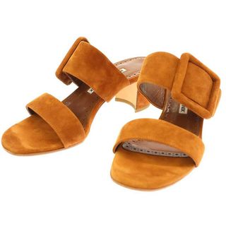 MANOLO BLAHNIK(サンダル ・ ブラウン/茶色系)のフリマ MANOLO BLAHNIK(サンダル ・ ブラウン/茶色系)のフリマ