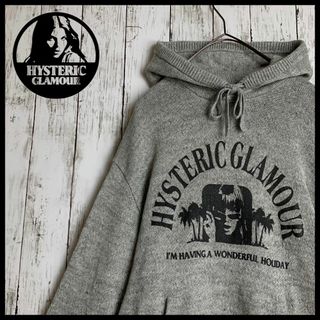 ヒステリックグラマー(HYSTERIC GLAMOUR)の【即完売モデル】ヒステリックグラマー☆ヒスガール入りリネン素材パーカー/1158(パーカー)
