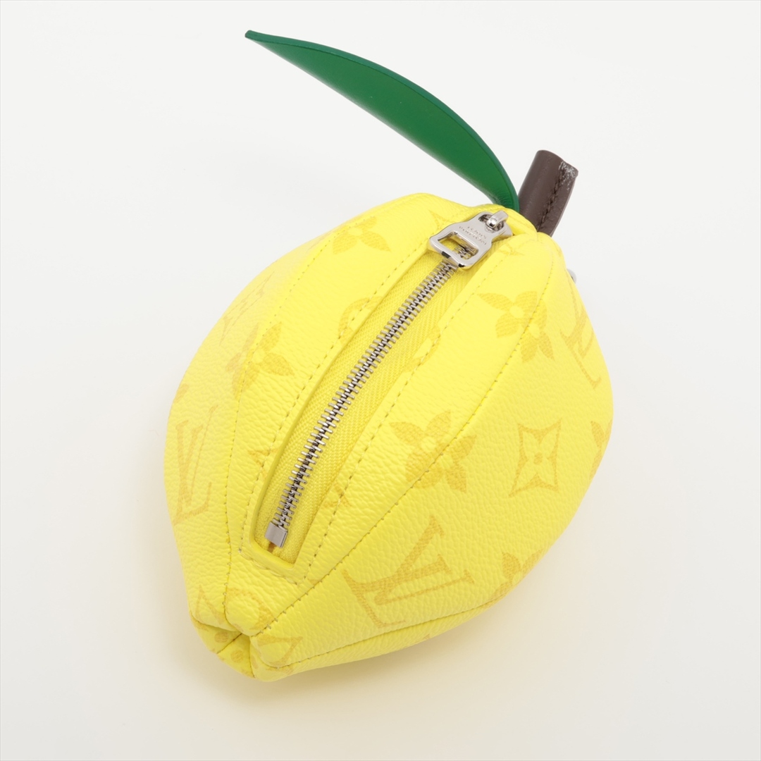 LOUIS VUITTON - ヴィトン レモンポーチ GP×革  イエロー レディース その他小物