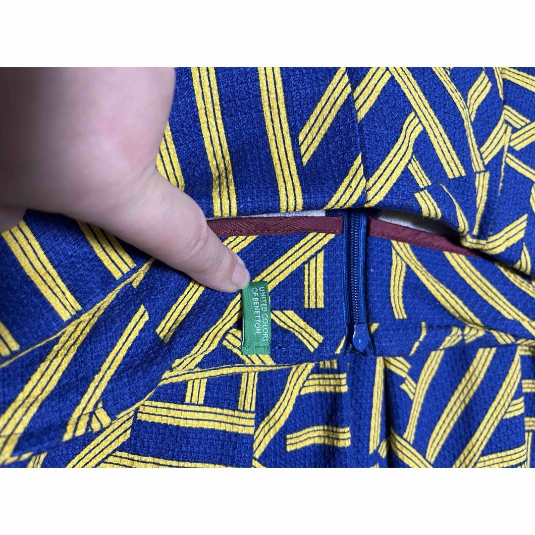 UNITED COLORS OF BENETTON.(ユナイテッドカラーズオブベネトン)の【新品】BENETTON ブラウス➕スカート セットアップ レディースのレディース その他(セット/コーデ)の商品写真