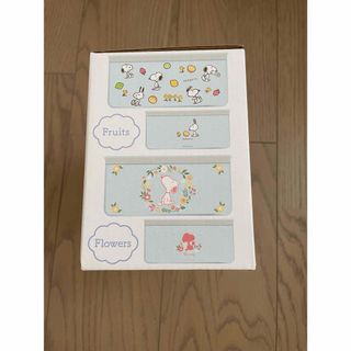 スヌーピー(SNOOPY)のスヌーピー　クリアティッシュケース　フラワー(ティッシュボックス)