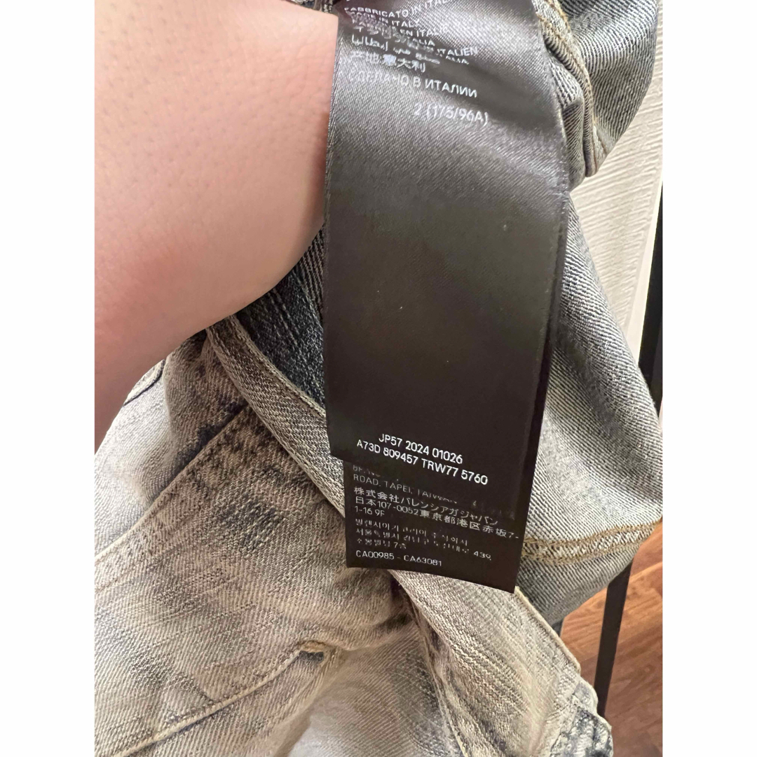 BALENCIAGA - 新品 balenciaga Y2K オーバーサイズ デニム BALENCIAGA - 新品 balenciaga Y2K オーバーサイズ デニム