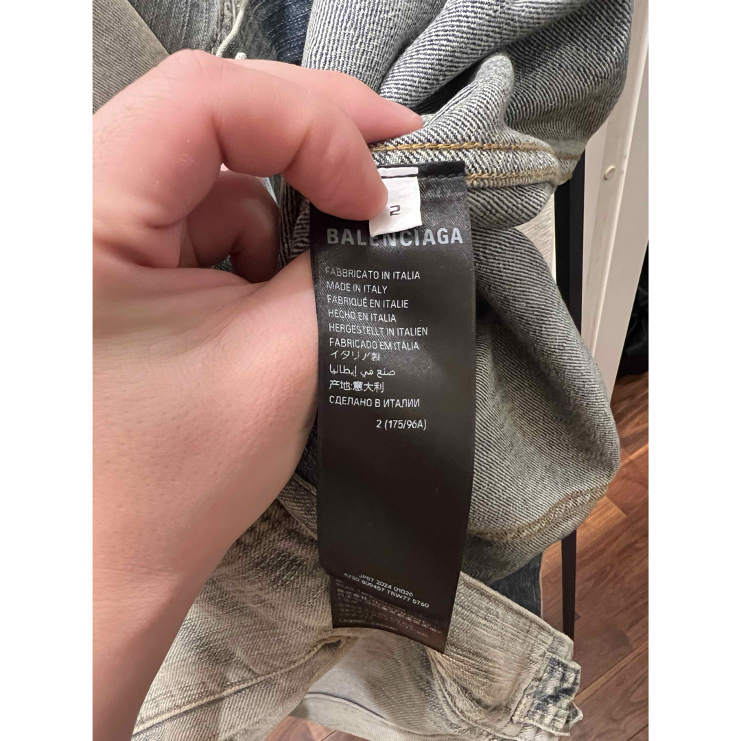 BALENCIAGA - 新品 balenciaga Y2K オーバーサイズ デニム BALENCIAGA - 新品 balenciaga Y2K オーバーサイズ デニム