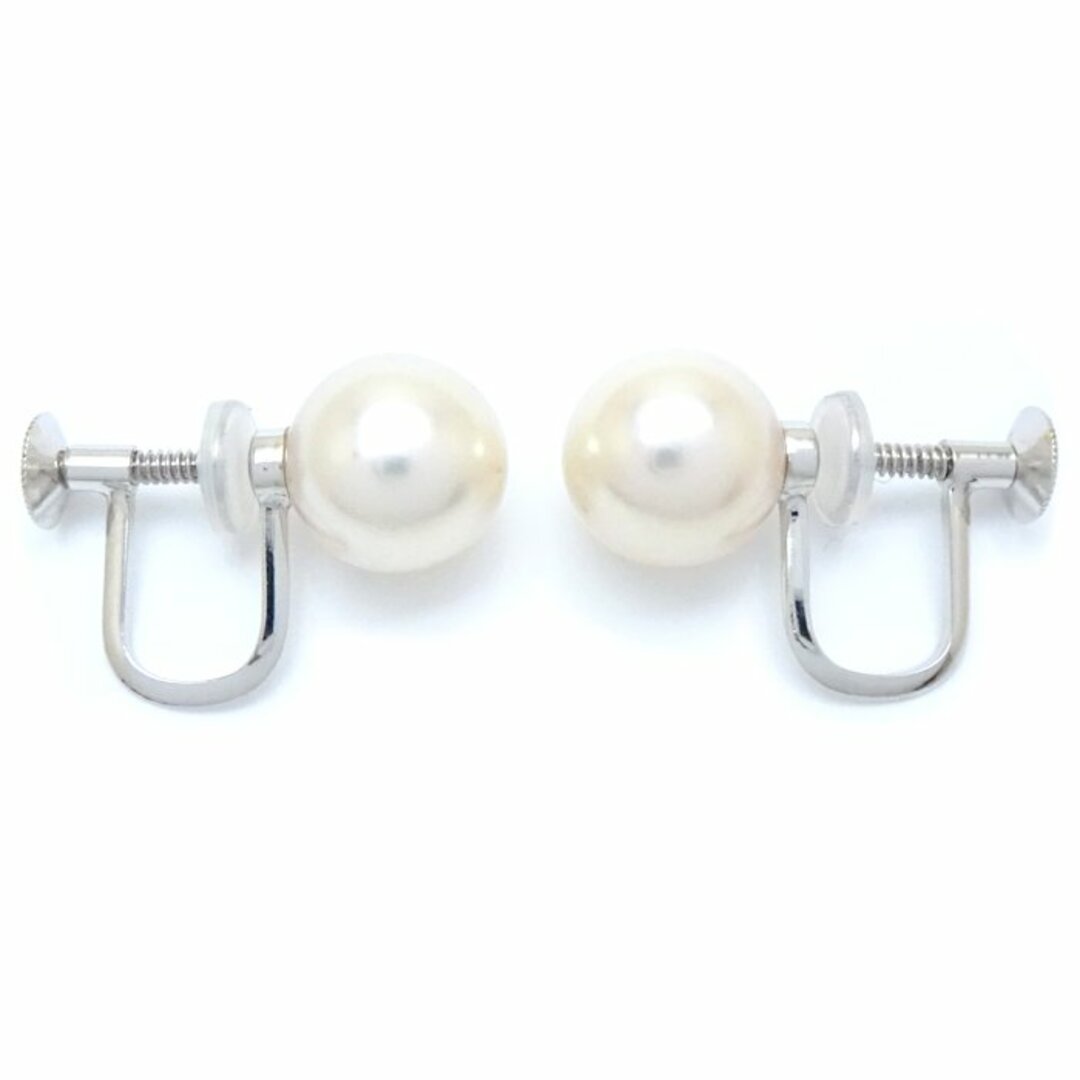 TASAKI 田崎真珠 パール イヤリング 真珠9.0ミリ K14WG ホワイト TASAKI 田崎真珠 パール イヤリング 真珠9.0ミリ K14WG ホワイト