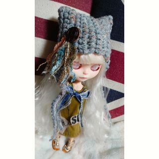 ✾アイシードール✾猫耳ニット帽《009》クリップピン付き(その他)