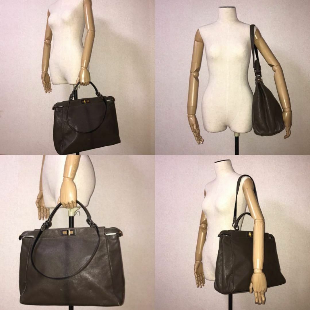 LOUIS VUITTON - フェンディ レザー ピーカブー ラージ ズッカ柄 LOUIS VUITTON - フェンディ レザー ピーカブー ラージ ズッカ柄