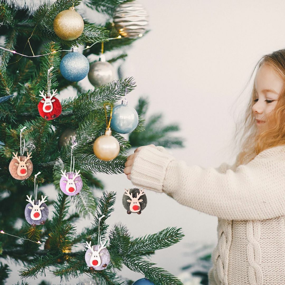 クリスマスツリー オーナメント 6個セット 可愛い トナカイ クリスマスツリー オーナメント 6個セット 可愛い トナカイ