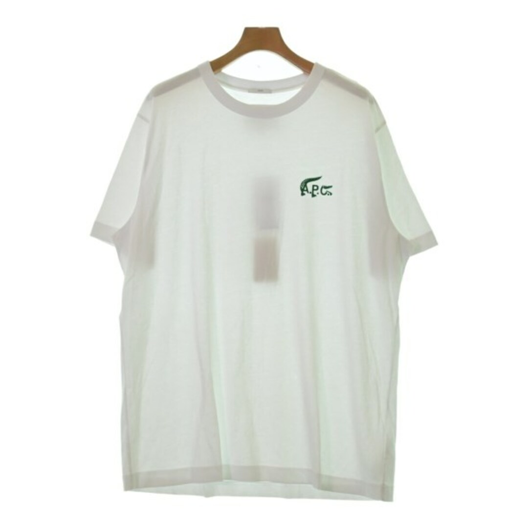 A.P.C. アーペーセー Tシャツ・カットソー XL 白 【古着】 A.P.C. アーペーセー Tシャツ・カットソー XL 白 【古着】