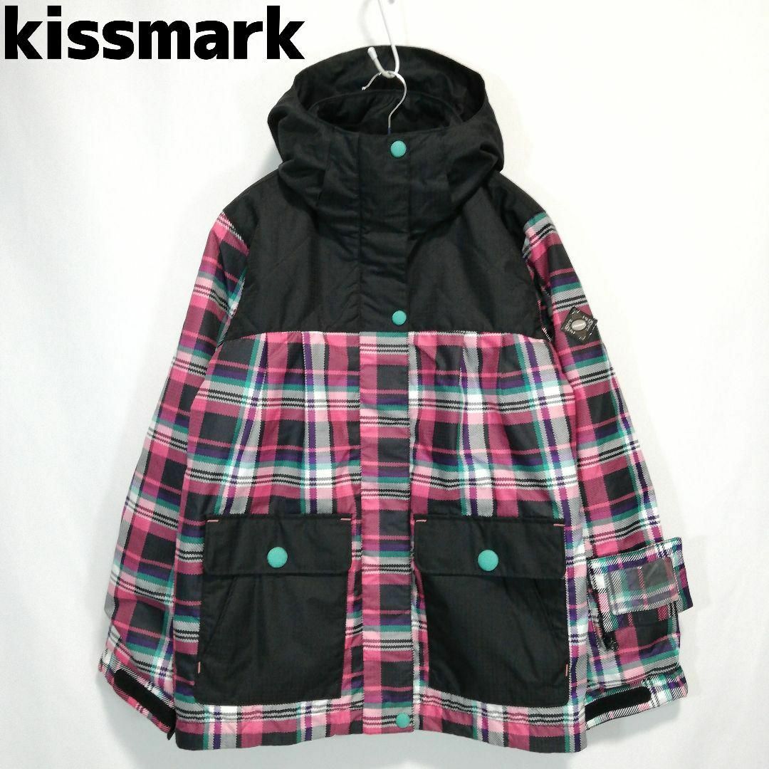 kissmark レディース スキーウェア ジャケット Mサイズ ブラック kissmark レディース スキーウェア ジャケット Mサイズ ブラック