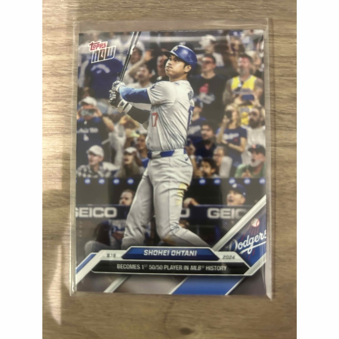 TOPPS NOW 大谷翔平 長 MLB史上初の50-50達成記念カード TOPPS NOW 大谷翔平 長 MLB史上初の50-50達成記念カード
