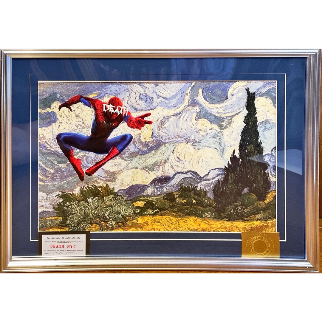 額込 DEATH NYC 世界限定 アートポスター 現代アート 額込 DEATH NYC 世界限定 アートポスター 現代アート