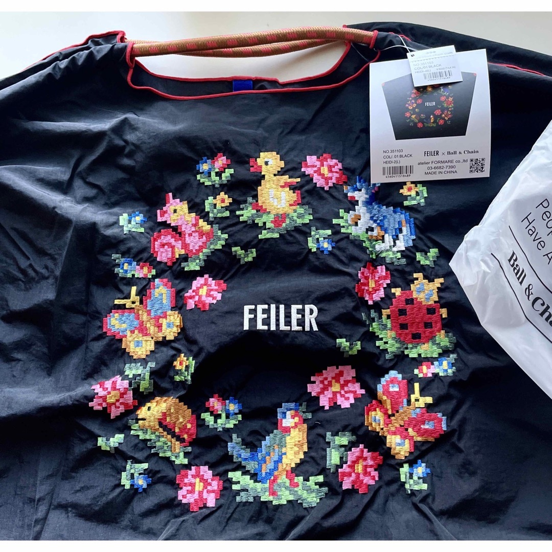 FEILER エコバッグ フェイラー Ball & Chain コラボ Mサイズ FEILER エコバッグ フェイラー Ball & Chain コラボ Mサイズ
