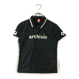 アルチビオ(archivio)のcoco 中古 アルチビオ archivio レディース 半袖ポロシャツ 38(M) 黒 ブラック メッシュ地(ウエア)