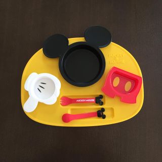 ディズニー(Disney)のミッキー食器セット(離乳食器セット)