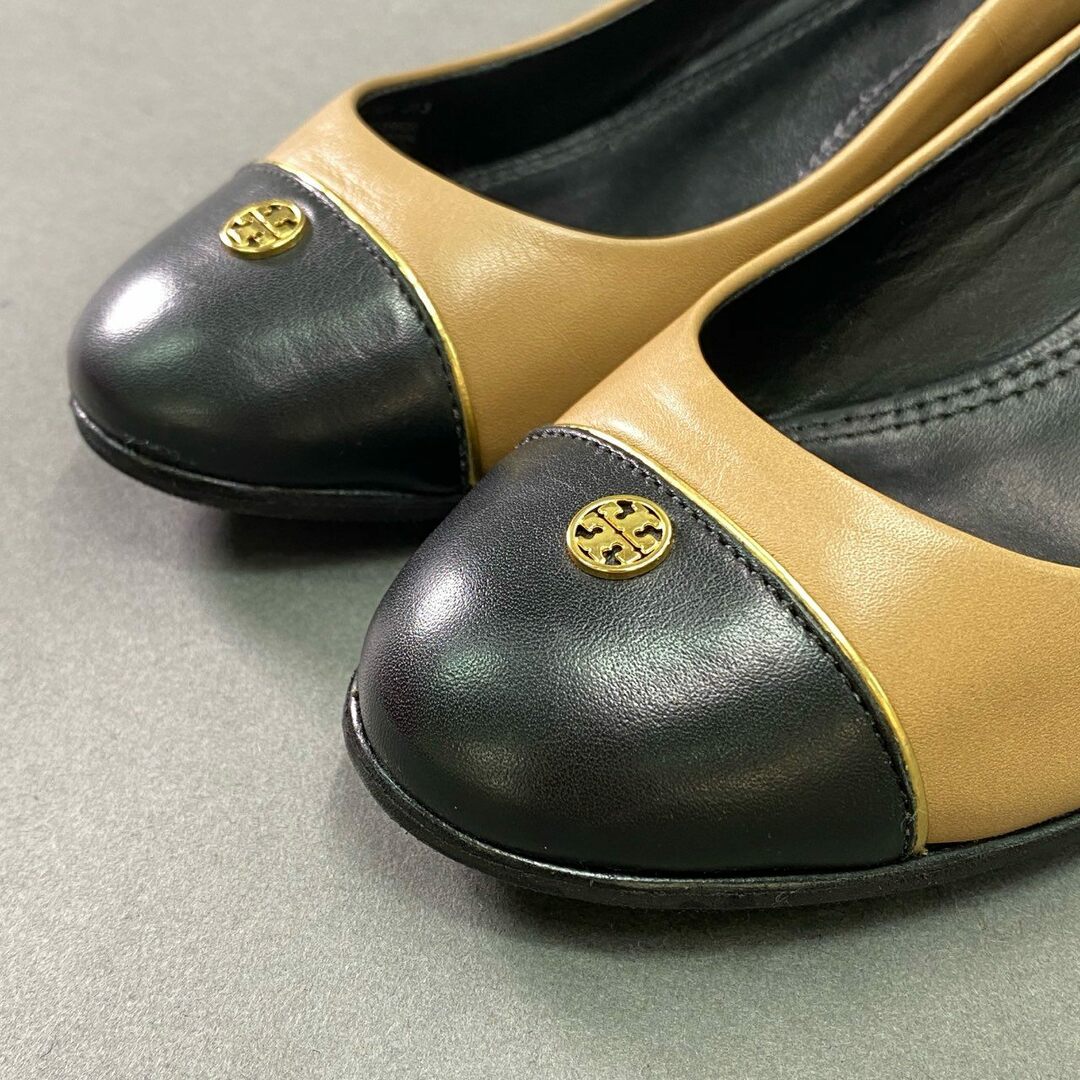 2k6 【美品】TORY BURCH トリーバーチ スモールロゴ バイカラー 2k6 【美品】TORY BURCH トリーバーチ スモールロゴ バイカラー