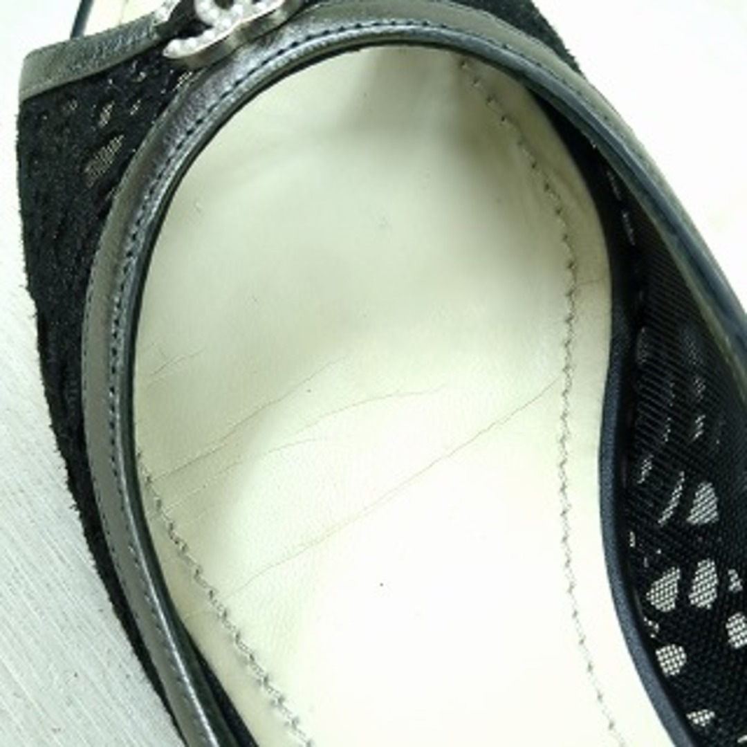 CHANEL - CHANEL シャネル ミュール パンプス ココマーク レース CHANEL - CHANEL シャネル ミュール パンプス ココマーク レース