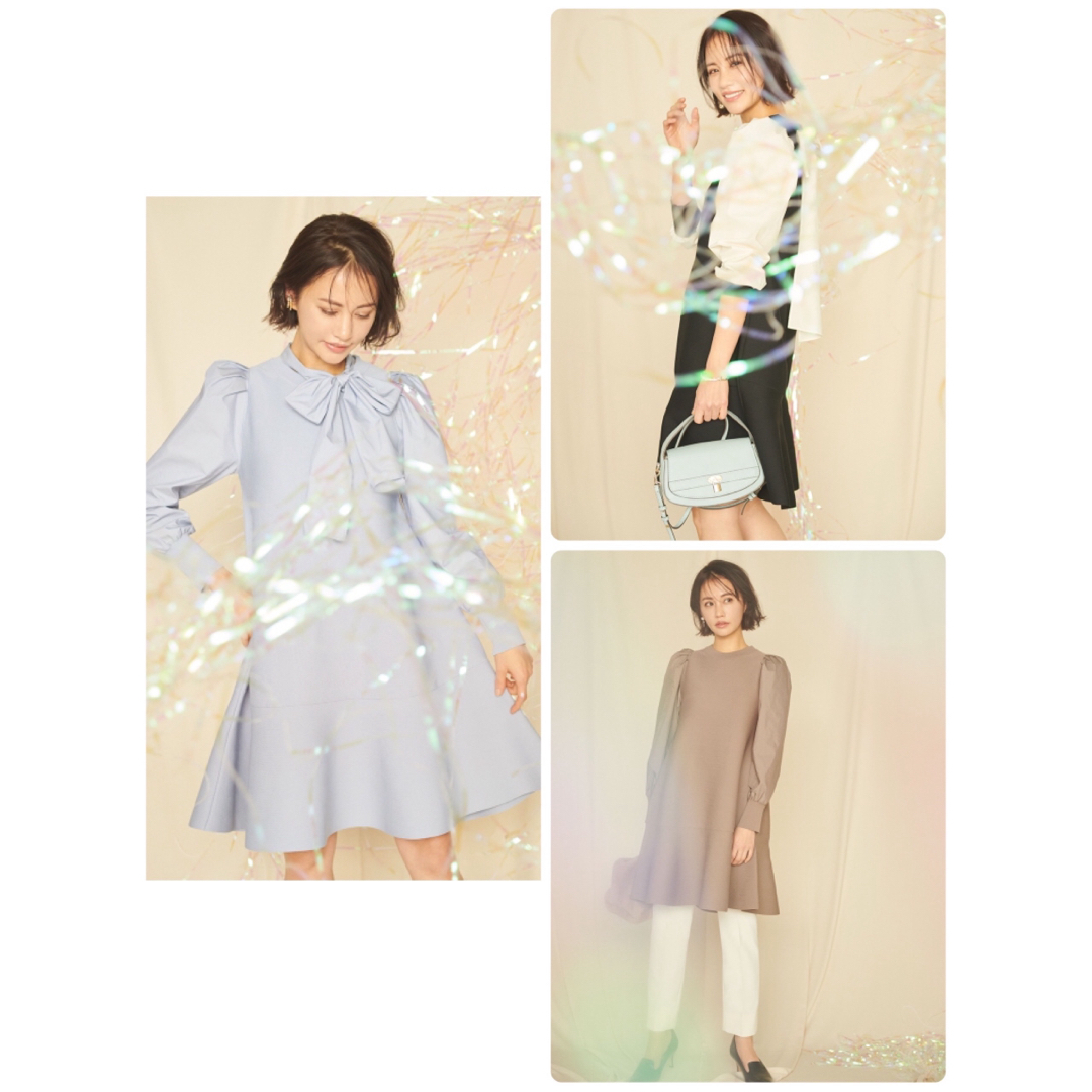 CELFORD - セルフォード celford バックリボンミニワンピース の CELFORD - セルフォード celford バックリボンミニワンピース の