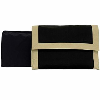 エルメス(HERMES)のエルメス クラッチバッグ タピ ド セル グレー ベージュ 美品 キャンバス 中古 HERMES ヴィンテージ フラップ シンプル ロゴ 刺繍 人気 定番 女性 男性 お洒落 上品 カジュアル レディース メンズ バッグインバッグ 旅行(クラッチバッグ)
