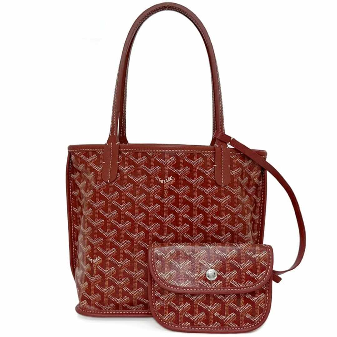 GOYARD - ゴヤール トートバッグ アンジュ ミニ レッド 美品 GOYARD - ゴヤール トートバッグ アンジュ ミニ レッド 美品