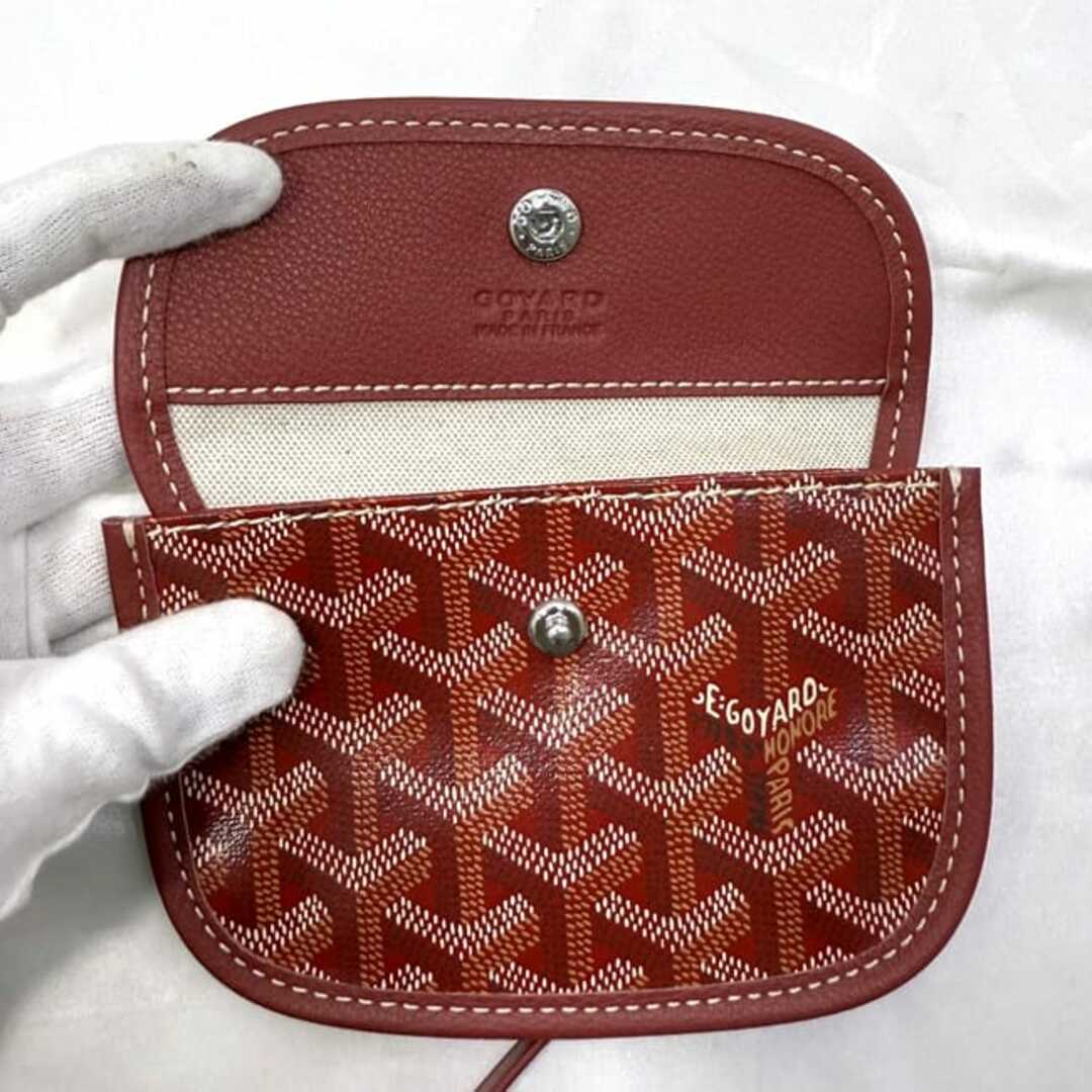 GOYARD - ゴヤール トートバッグ アンジュ ミニ レッド 美品 GOYARD - ゴヤール トートバッグ アンジュ ミニ レッド 美品