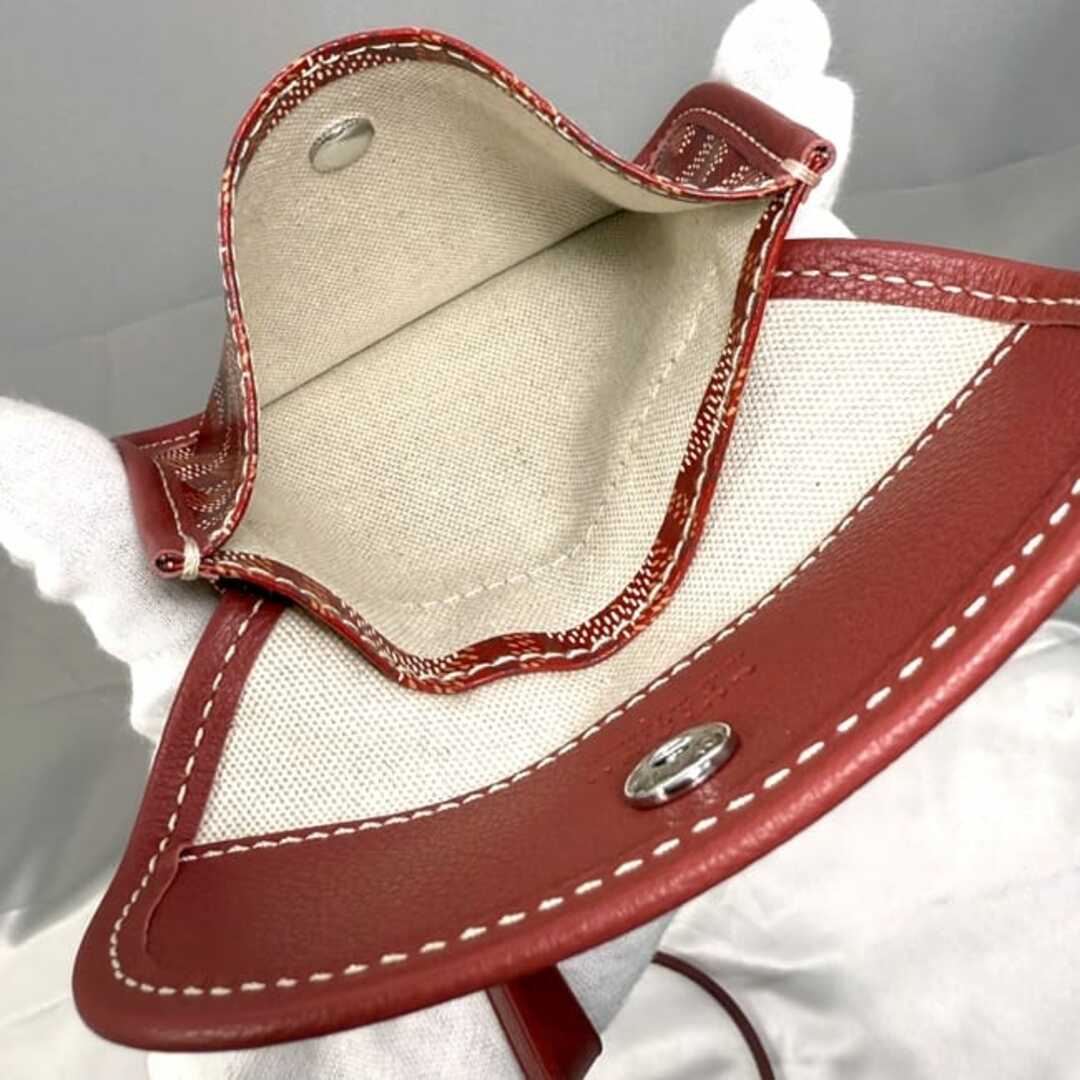 GOYARD - ゴヤール トートバッグ アンジュ ミニ レッド 美品 GOYARD - ゴヤール トートバッグ アンジュ ミニ レッド 美品