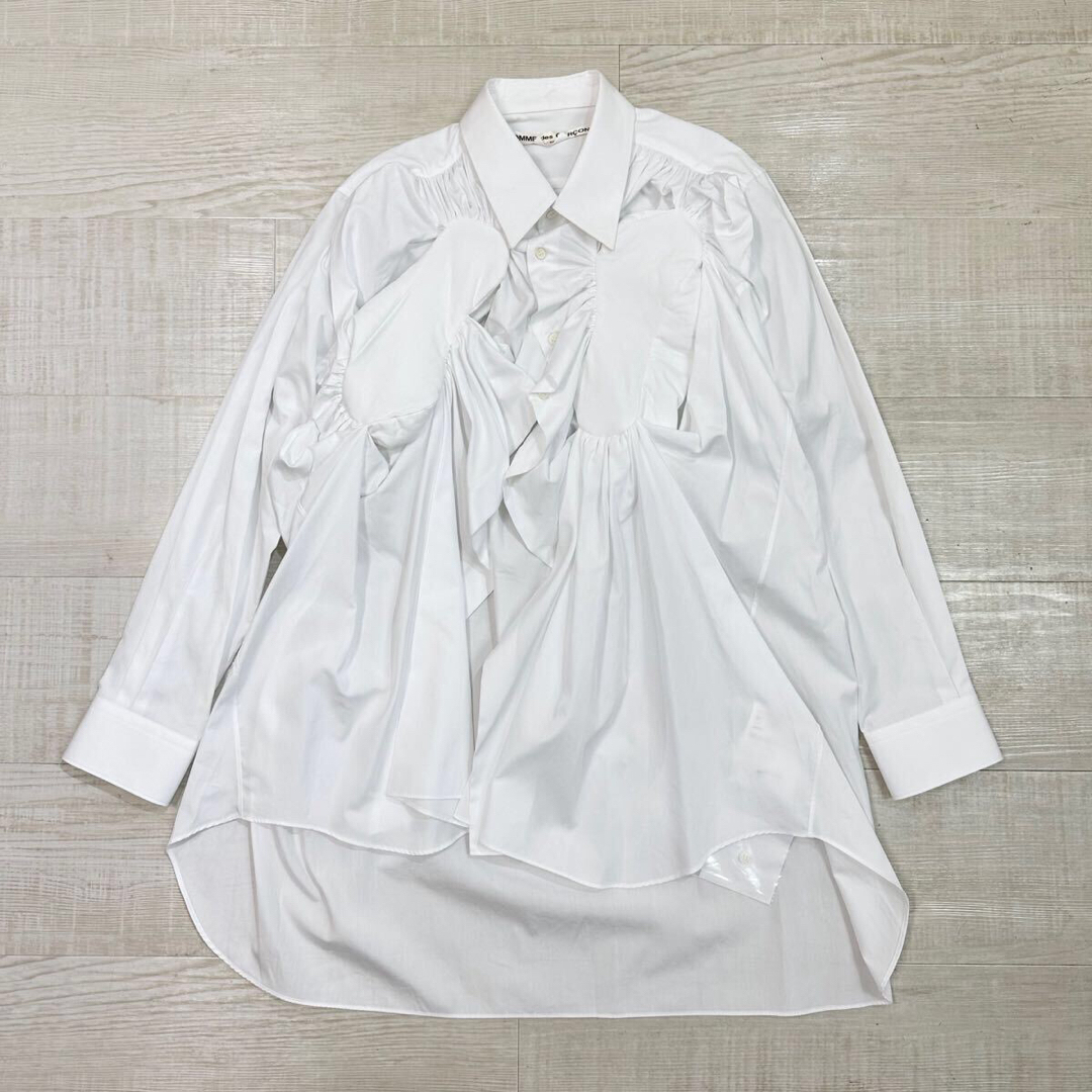 COMME des GARCONS - 24ss 未使用 ギャルソン ギャザー 中綿 COMME des GARCONS - 24ss 未使用 ギャルソン ギャザー 中綿