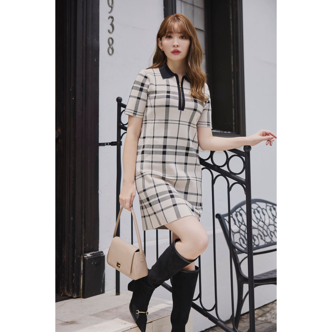 Herlipto Trois Logo Knit Mini Dress Mサイズ Herlipto Trois Logo Knit Mini Dress Mサイズ