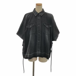 sacai(デニム ・ シャツ/ブラウス(半袖/袖なし))のフリマ sacai(デニム ・ シャツ/ブラウス(半袖/袖なし))のフリマ