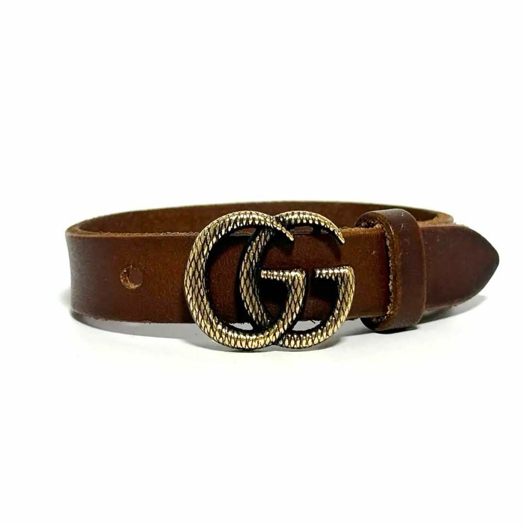 GUCCI - 【男女兼用・美品】グッチ メンズ レディース ダブルG GUCCI - 【男女兼用・美品】グッチ メンズ レディース ダブルG
