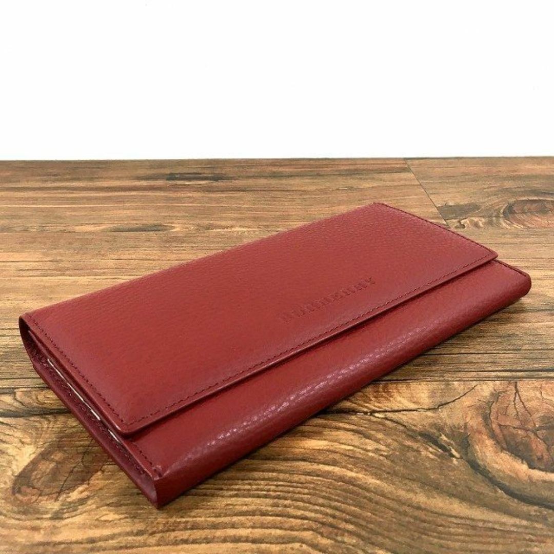 BURBERRY - 送料込み! 未使用品 BURBERRY 長財布 レッド BURBERRY - 送料込み! 未使用品 BURBERRY 長財布 レッド