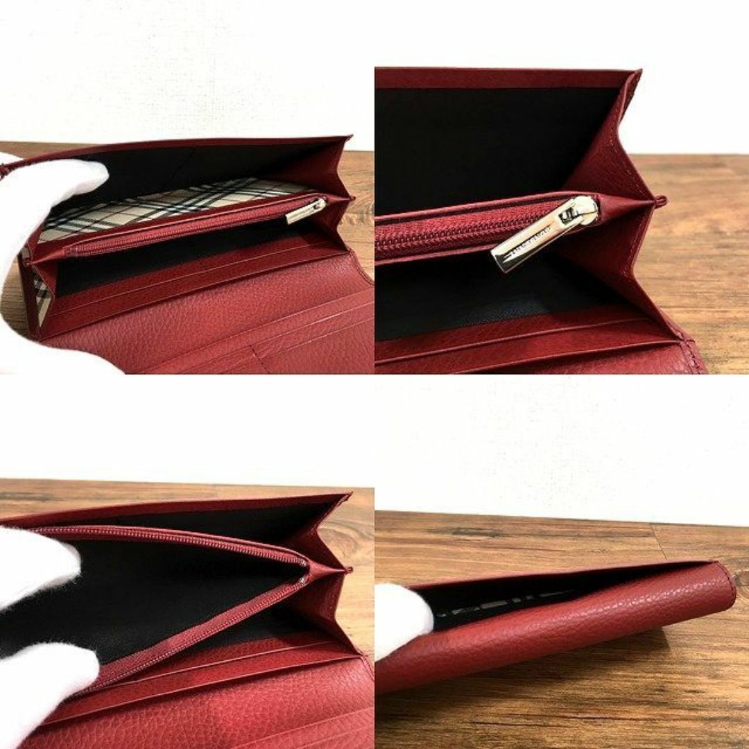 BURBERRY - 送料込み! 未使用品 BURBERRY 長財布 レッド BURBERRY - 送料込み! 未使用品 BURBERRY 長財布 レッド