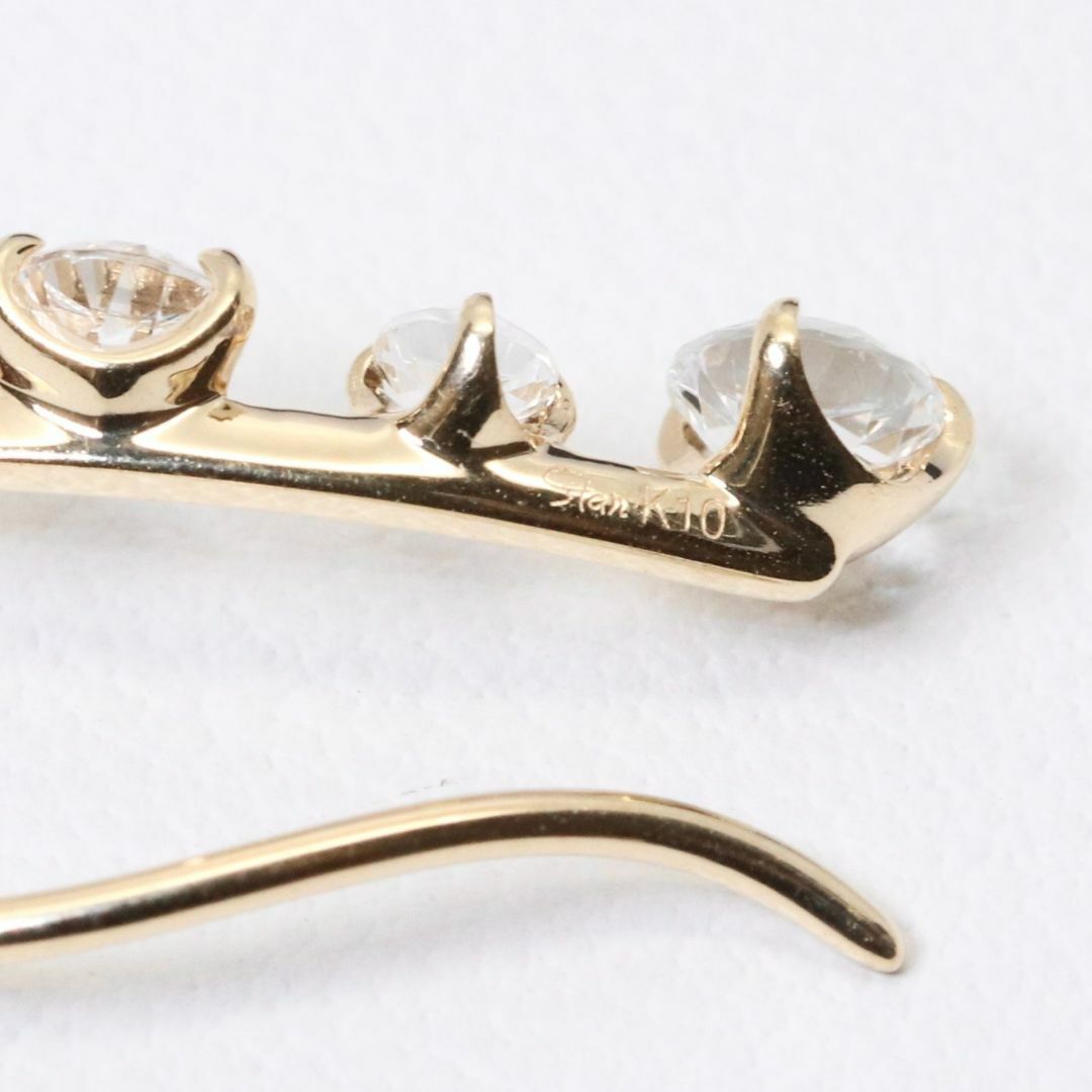 STAR JEWELRY - 美品 スタージュエリー K10 ホワイトトパーズ STAR JEWELRY - 美品 スタージュエリー K10 ホワイトトパーズ