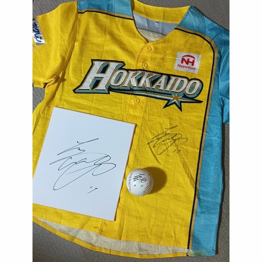 大谷翔平】 ユニフォーム+サインボール +サイン色紙 激レア 大谷翔平】 ユニフォーム+サインボール +サイン色紙 激レア