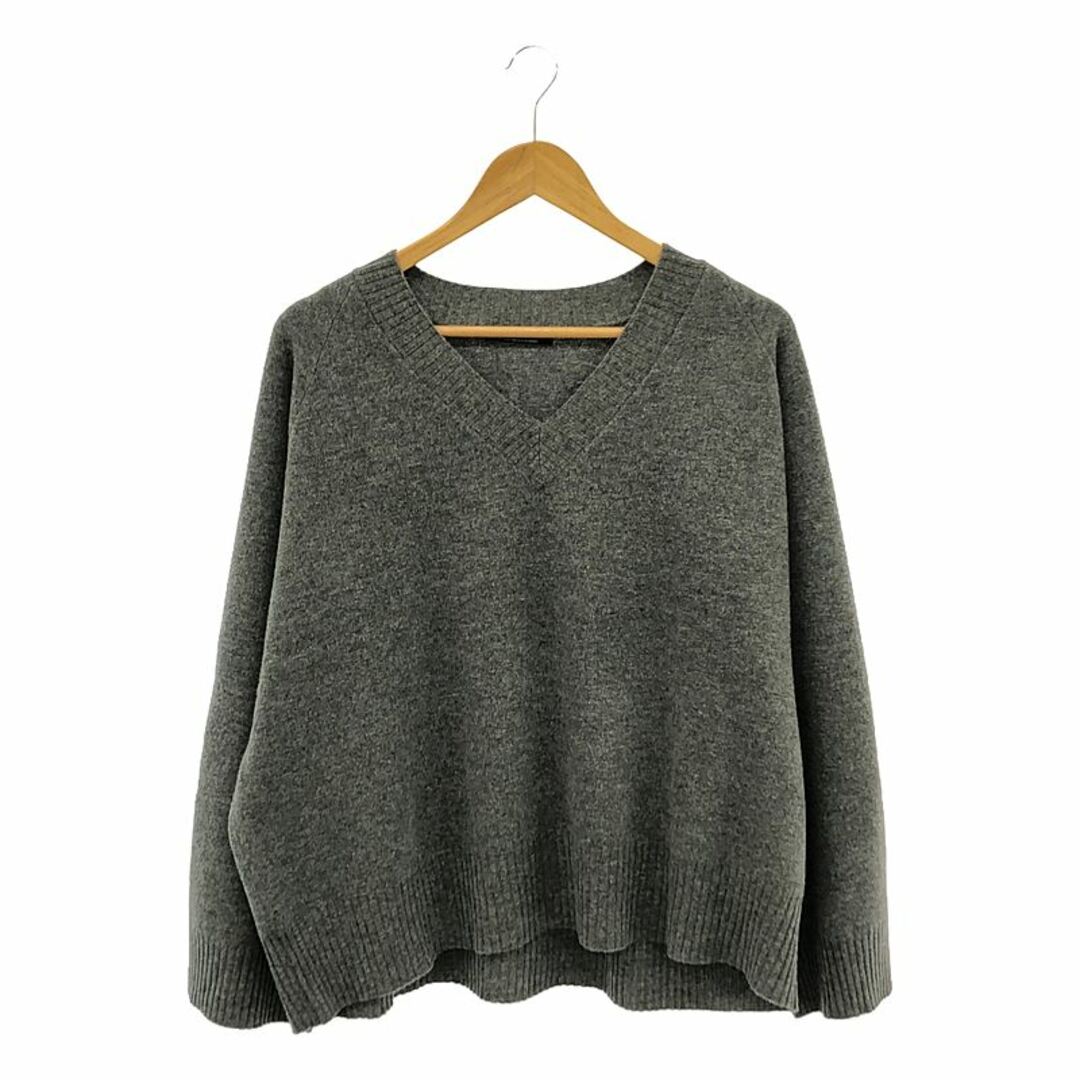 Plage - 【新品】  Plage / プラージュ | 2022AW | SONOMA nuance knit ウール Vネック ニット | 38 | グレー | レディース
