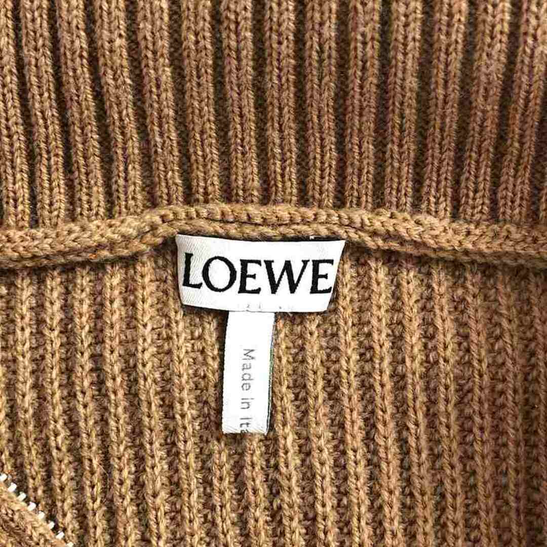 LOEWE - 【美品】 LOEWE / ロエベ | リブ ジップアップ プル LOEWE - 【美品】 LOEWE / ロエベ | リブ ジップアップ プル