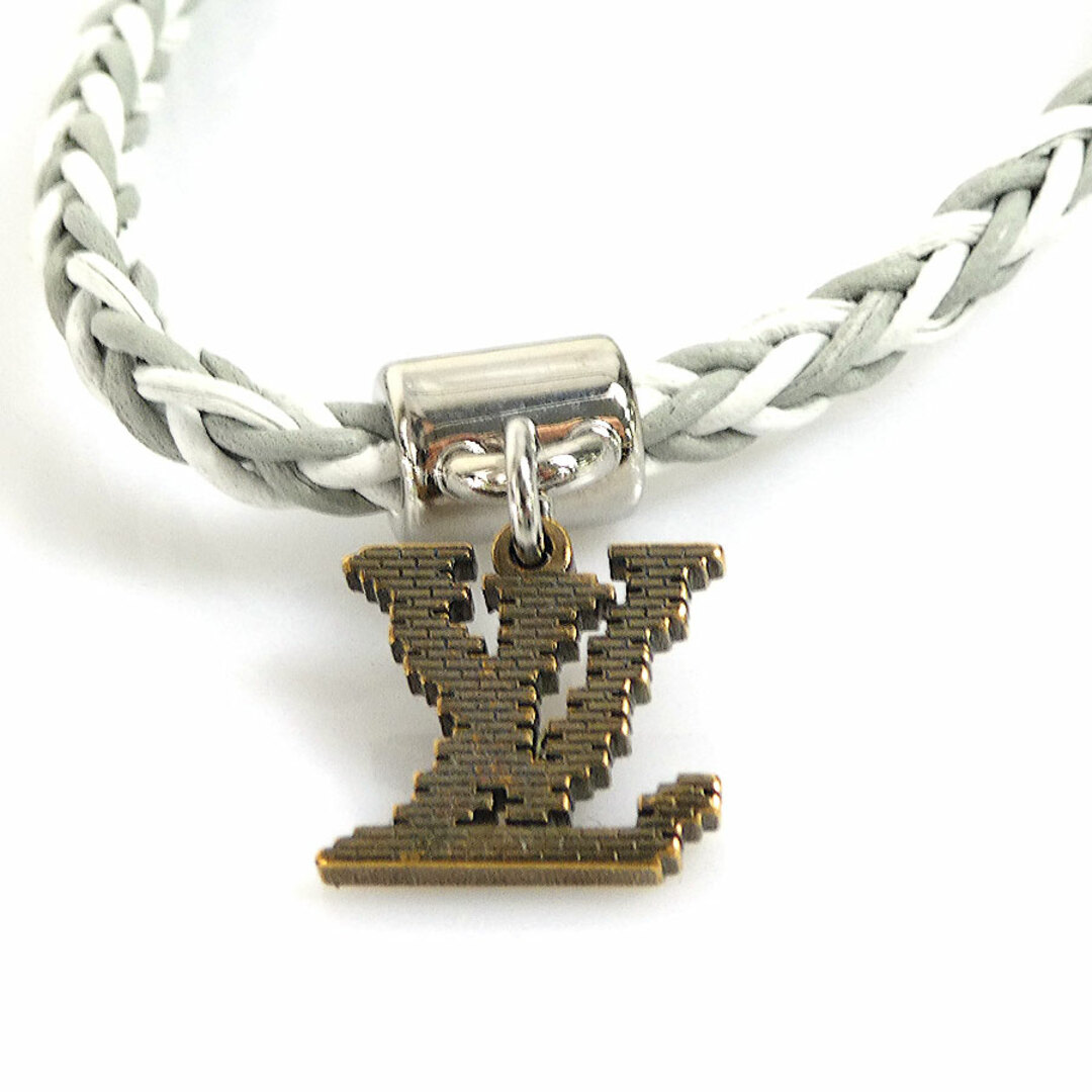 LOUIS VUITTON - ルイ ヴィトン LOUIS VUITTON ブレスレット ブラスレ フレンドシップ レザー/メタル ホワイト×グレー ユニセックス MP225E 送料無料【中古】 r10075gの通販 by ブランドバリュー's shop|ルイヴィトンならラクマ LOUIS VUITTON - ルイ ヴィトン LOUIS VUITTON ブレスレット ブラスレ フレンドシップ レザー/メタル ホワイト×グレー ユニセックス MP225E 送料無料【中古】 r10075gの通販 by ブランドバリュー's shop|ルイヴィトンならラクマ