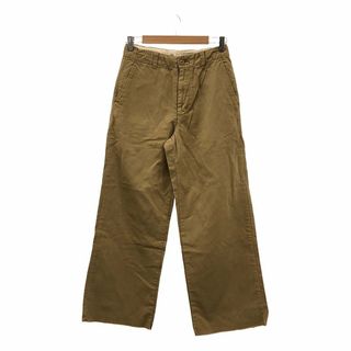 NOWOS / ノーウォス | カットオフ ワイドチノパンツ | S | ベージュ | レディース(その他)