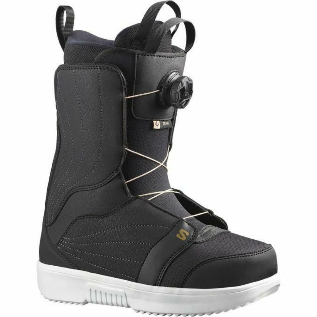 新品 24-25 SALOMON BOOTS PEARL Black/White/Gold 23cm 即日 新品 24-25 SALOMON BOOTS PEARL Black/White/Gold 23cm 即日