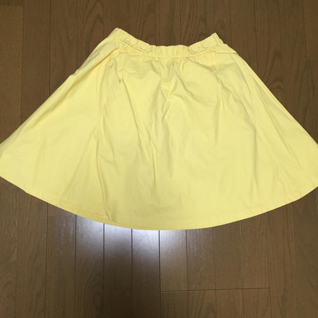 ZARA(ザラ)のフレアギャザースカート イエロー ザラベーシック レディースのスカート(ひざ丈スカート)の商品写真