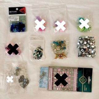 ハンドメイド資材まとめ売り(各種パーツ)
